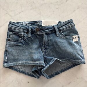 Arizona Womens Low Rise Juniors Denim Short